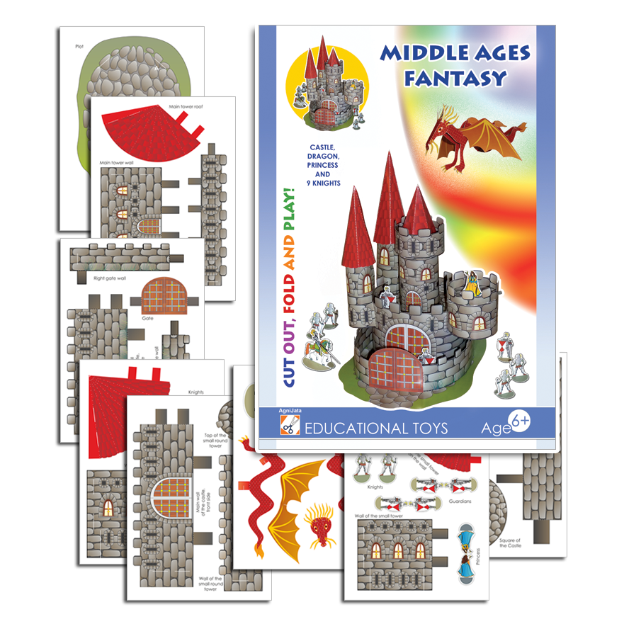 Agnijata Educational Toys - Middle Ages Fantasy Craft Set Agnijata Educational Toys - Middle Ages Fantasy Craft Set