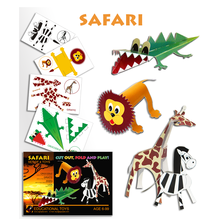 Agnijata Educational Toys - Africa Craft Set Agnijata Educational Toys - Africa Craft Set